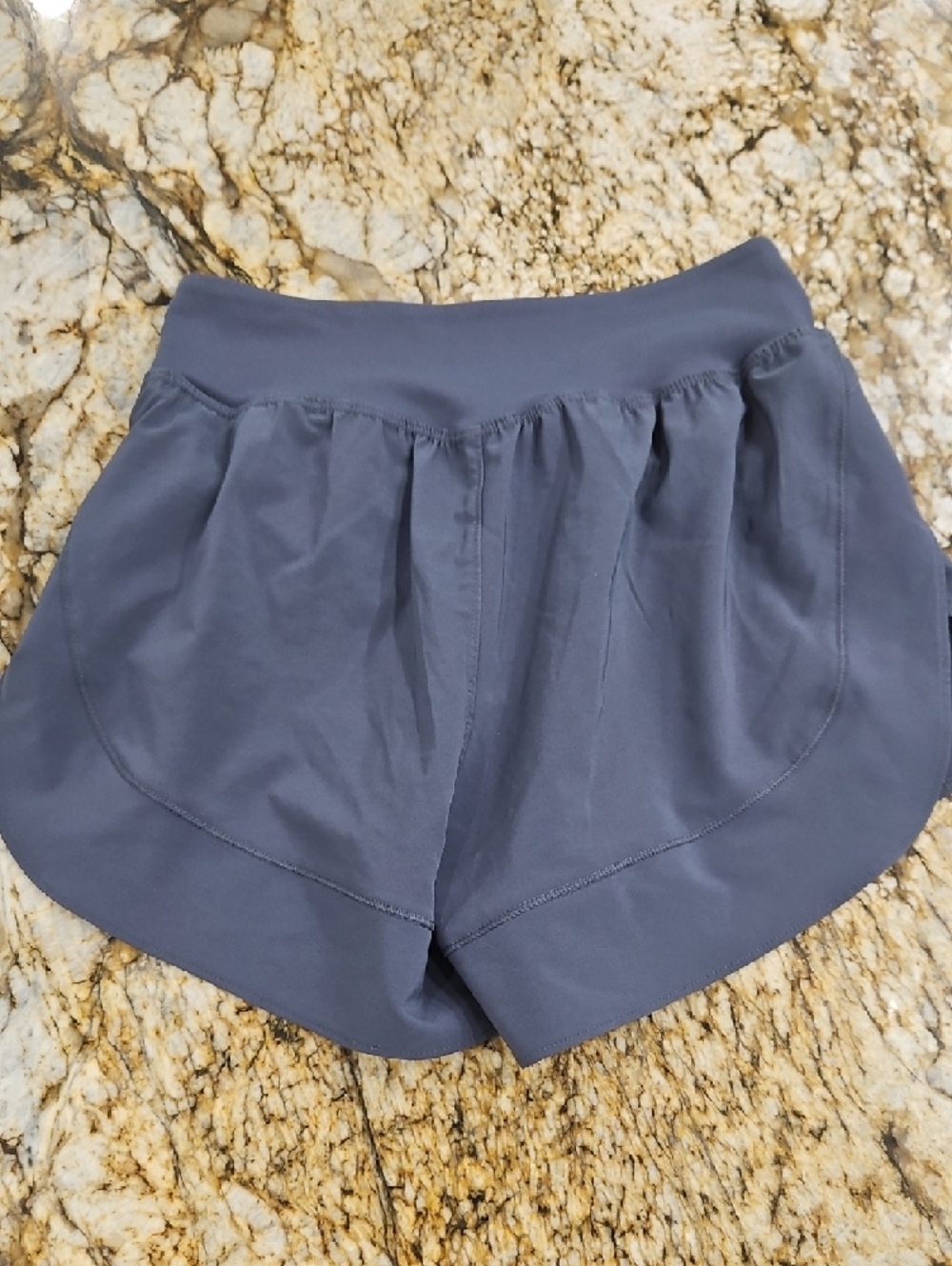 Under Armour Women's Layered Athletic Shorts in Slate S - Picture 2 of 3